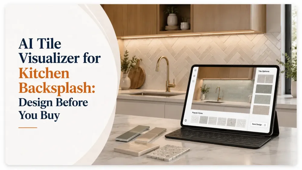 Visualizador de azulejos Ai para protector contra salpicaduras de cocina: diseñe antes de comprar