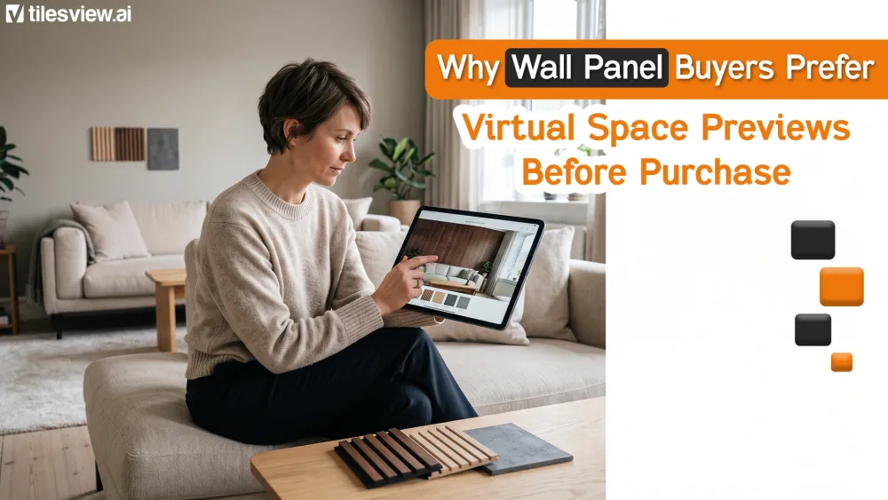 Por qué los compradores de paneles de pared prefieren vistas previas del espacio virtual antes de comprar