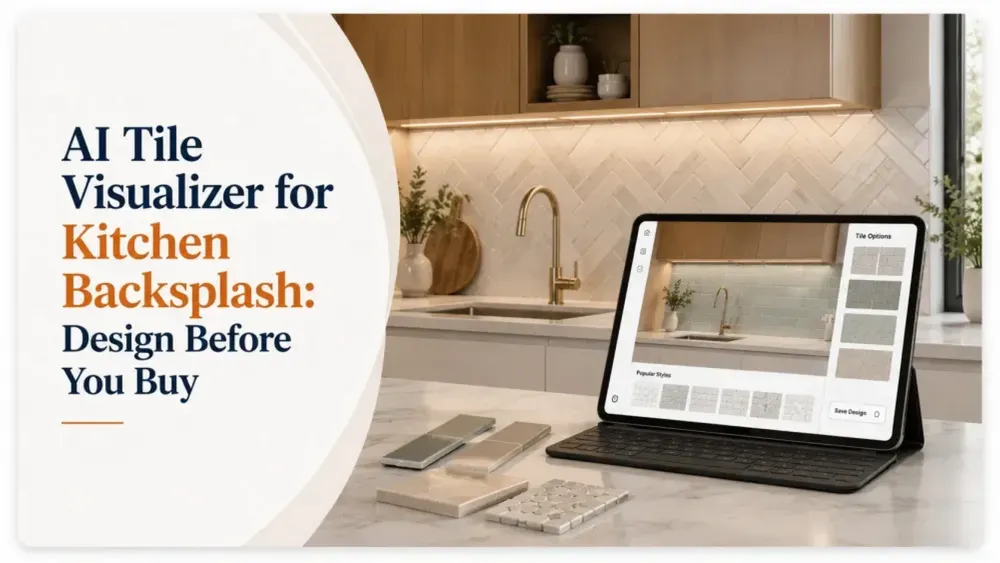 Visualizador de azulejos Ai para protector contra salpicaduras de cocina: diseñe antes de comprar